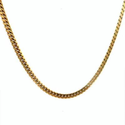 Ancona Jewelry 14k Yellow Gold Miami Cuban Link Necklace 6mm 26 Inch