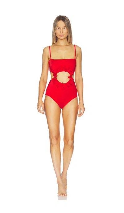 Ancora Caliza One Piece Swimsuit In Red