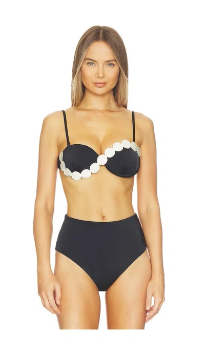 Ancora Corfu Bikini Top In Black