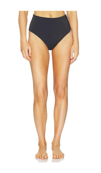 Ancora Corfu High Waisted Bikini Bottom In Black
