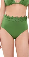 Ancora Eirene High Rise Bottoms Green In Green