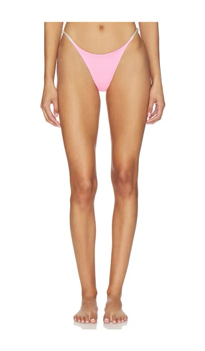 Ancora Fiori Bikini Bottom In Pink