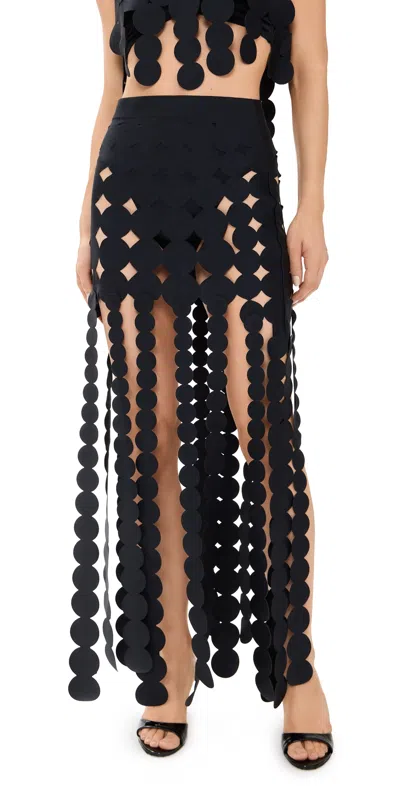 Ancora Grain Shadow Skirt Black