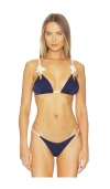 Ancora Helios Bikini Top In Blue