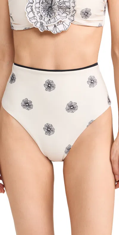 Ancora High Waisted Bikini Bottoms Blooming Sea