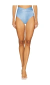 Ancora Nimbis High Waisted Bikini Bottom In Blue