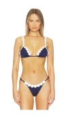 Ancora Opal Bikini Top In Blue
