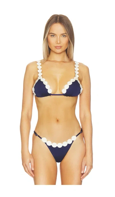 Ancora Opal Bikini Top In Blue