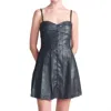 Ancora Rain Shadow Dress In Black In Black