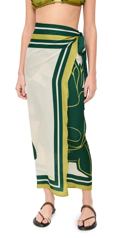 Ancora Rubina Pareo Dark Yellow In White