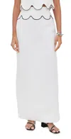 Ancora The Gloomy Skirt Ivory In White