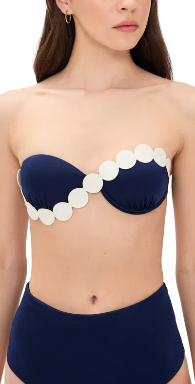 Ancora Top Corfú Bikini Navy In Blue