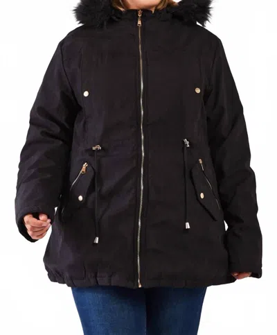 And. Collection Fur Double-sided Parka & Puffer Jacket - Plus In Black