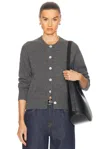 And-daughter Ada Crewneck Cardigan In Derby Grey