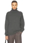 And-daughter Balla Rollneck Sweater In Derby Grey