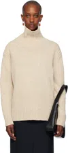 AND-DAUGHTER BEIGE FINTRA TUNIC TURTLENECK