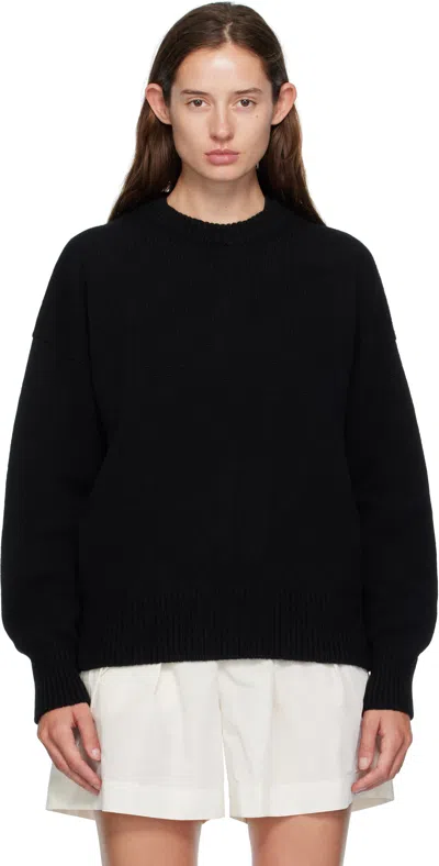 And-daughter Black Balla Crewneck Sweater