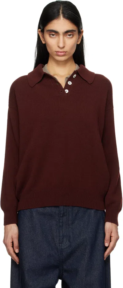 And-daughter Burgundy Edith Polo In Port