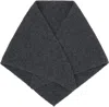 And-daughter Gray Fionn Cashmere Foulard Scarf In Black