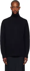 And-daughter Navy Fintra Tunic Turtleneck In Navy