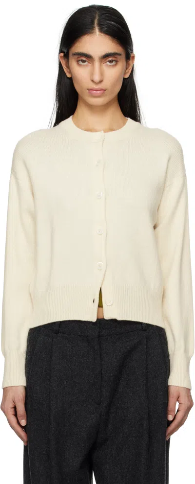 And-daughter Off-white Ada Crewneck Cardigan