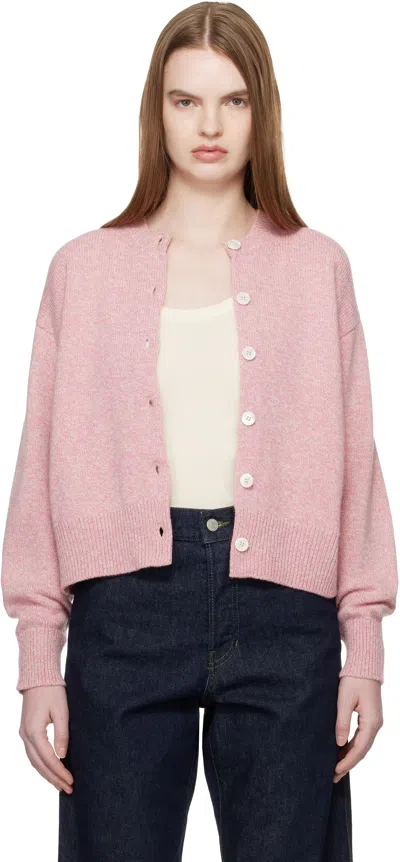 And-daughter Pink Ada Crewneck Cardigan