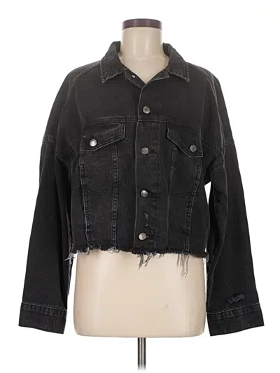 Pre-owned &denim By H&m Denim Jacket In Black