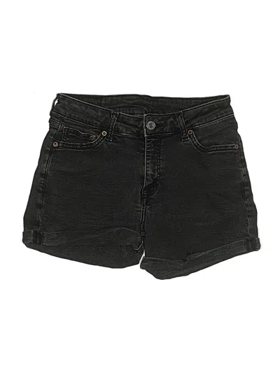 Pre-owned &denim By H&m Denim Shorts In Black