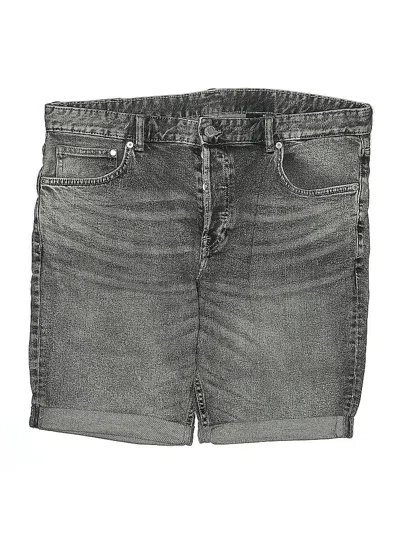 Pre-owned &denim By H&m Denim Shorts In Gray