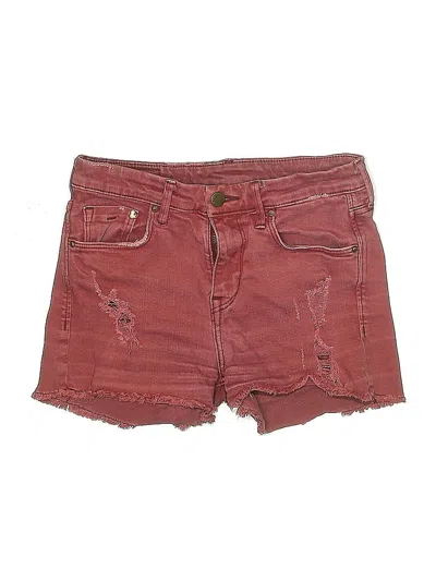 Pre-owned &denim By H&m Denim Shorts In Red