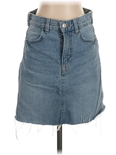 Pre-owned &denim By H&m Denim Skirt In Blue