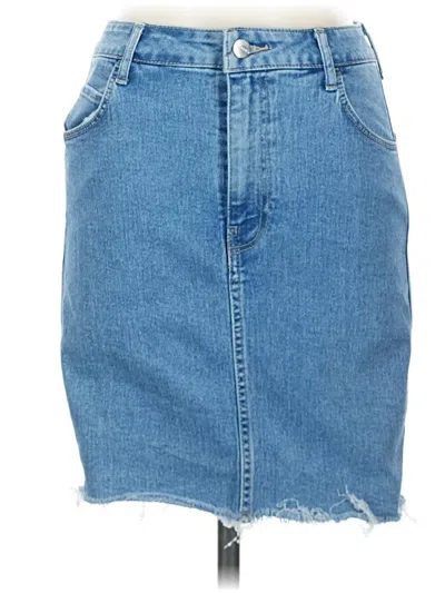 Pre-owned &denim By H&m Denim Skirt In Blue