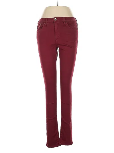 Pre-owned &denim By H&m Jeans In Burgundy