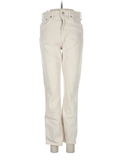 Pre-owned &denim By H&m Jeans In Ivory