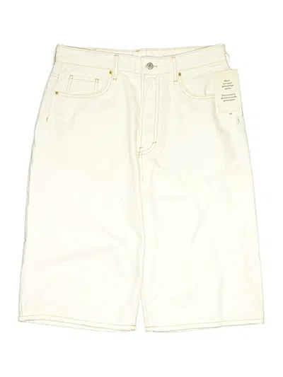 Pre-owned &denim By H&m Overall Shorts In White