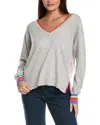 &isla Aria Cashmere Sweater In Gray