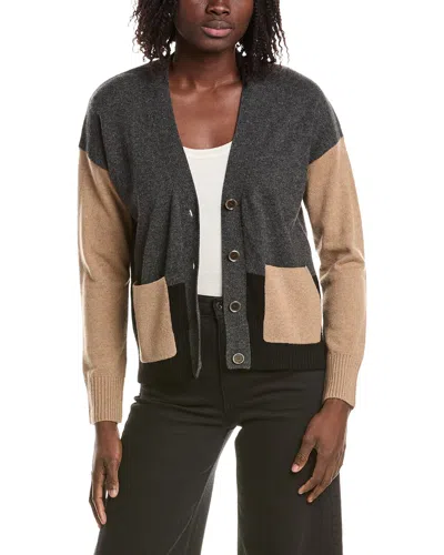&isla Beatrice Colorblock Cashmere Cardigan In Multi