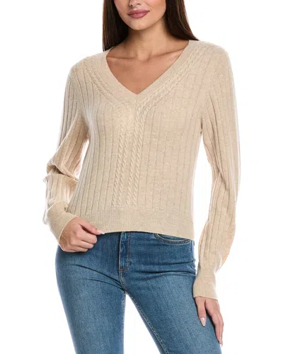 &isla Colette Classic V-neck Cashmere Sweater In Blue
