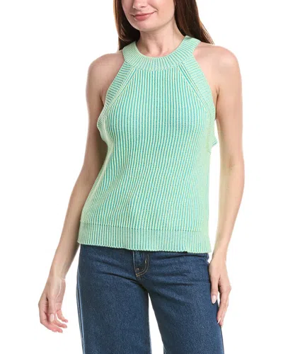&isla Dakota Rib Halter Neck Top In Brown