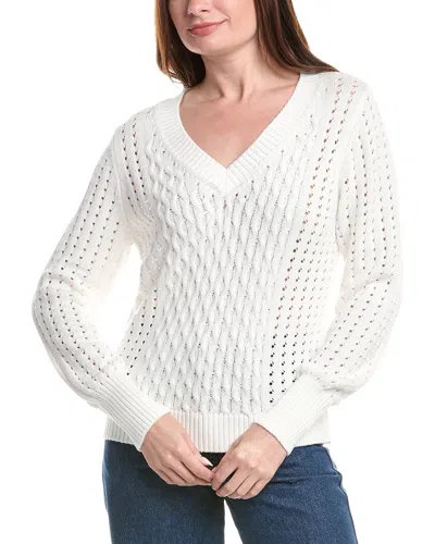 &isla Eva Cable Knit Sweater In Neutral