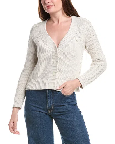 &isla Frida Cable Cardigan In Neutral