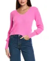 &isla Gemma Polo Sweater In Pink