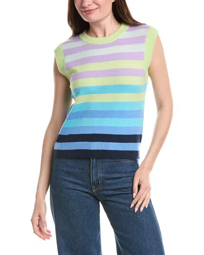 &isla Kacey Stripe Cashmere Top In Multi