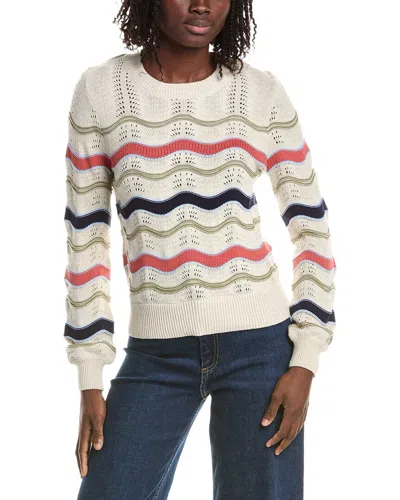 &isla Leona Wave Stitch Sweater In Multi