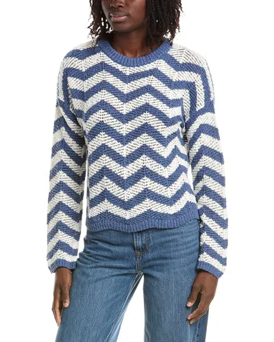 &ISLA &ISLA ODELE CHEVRON STRIPE SWEATER
