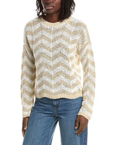 &ISLA &ISLA ODELE CHEVRON STRIPE SWEATER