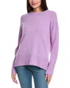 &isla & Isla Sami Oversize Wool & Cashmere-blend Sweater In Purple