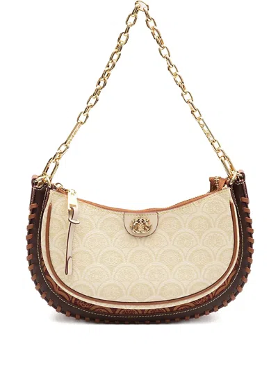 &isla Sirena Canvas Shoulder Bag In Neutral