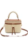 &isla Sirena Canvas Shoulder Bag In Brown
