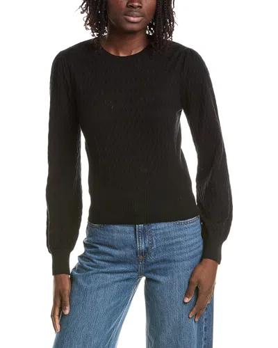 &isla Tessa Stitch Sweater In Black